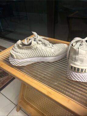 NOBULL Knit Runner Sneakers - Cream